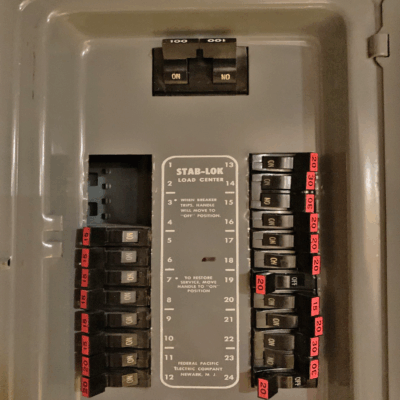 Federal Pacific Stab-Lok Panel