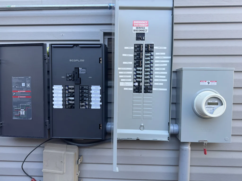 Ecoflow Battery Backup System Installation
